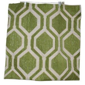 Z Gallerie 2 Pandora Jade Geometric Euro Sham Pillow Covers 24x24 Modern Glam